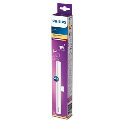 LED-Leuchtstoffröhre Philips S14D/2,2W/230V 2700K 30 cm