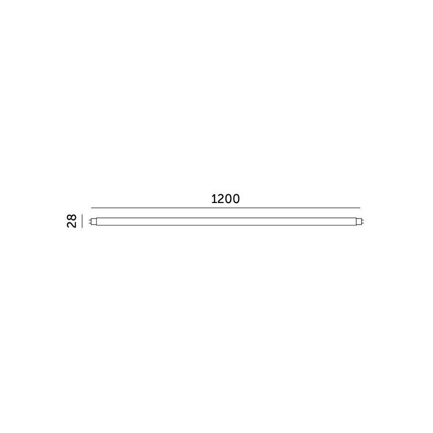 LED-Leuchtstoffröhre T8 G13/18W/230V 3000K 120 cm
