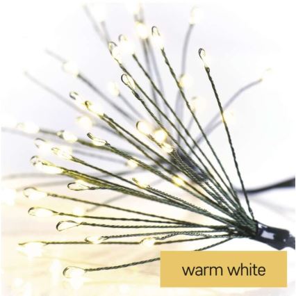 LED-Lichterkette, 150 LEDs, 5,35 m, warmweiß