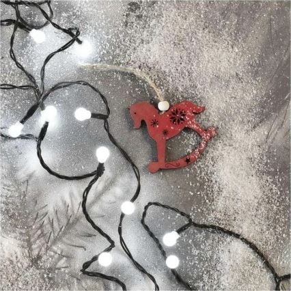 LED-Lichterkette 200 LEDs / 8 Funktionen, 20 m, IP44, kaltweiß