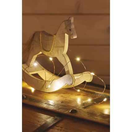 LED-Lichterkette 20xLED/2,4m warmweiß