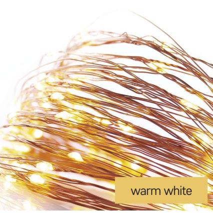 LED-Lichterkette 20xLED/2,4m warmweiß