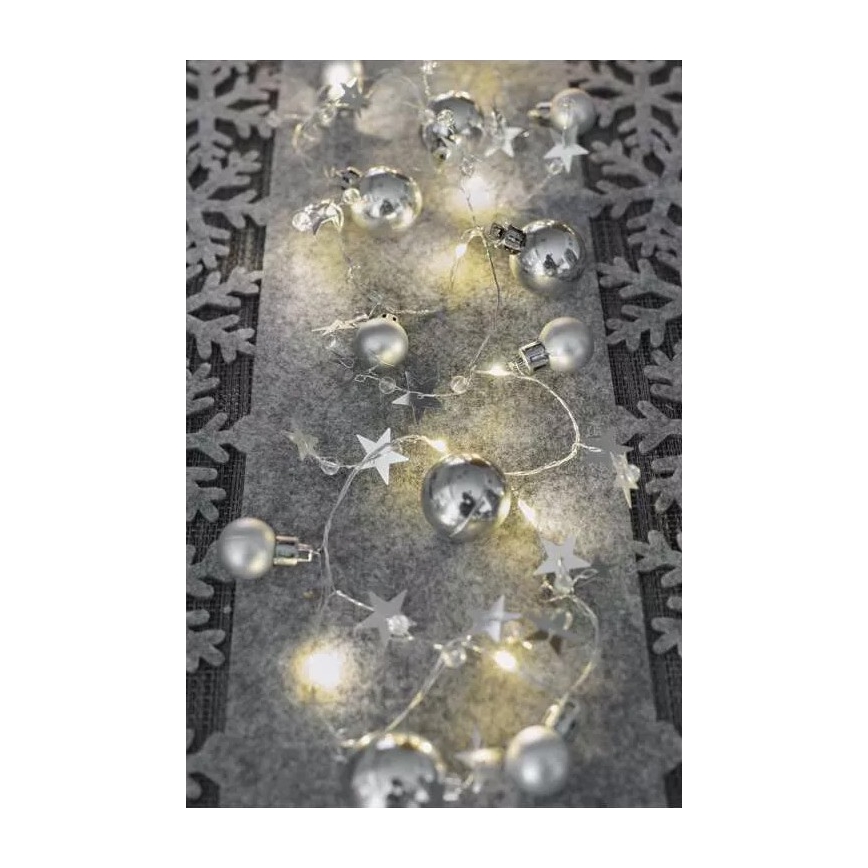 LED  Lichterkette 20xLED/2xAA 2,2 m warmweiß