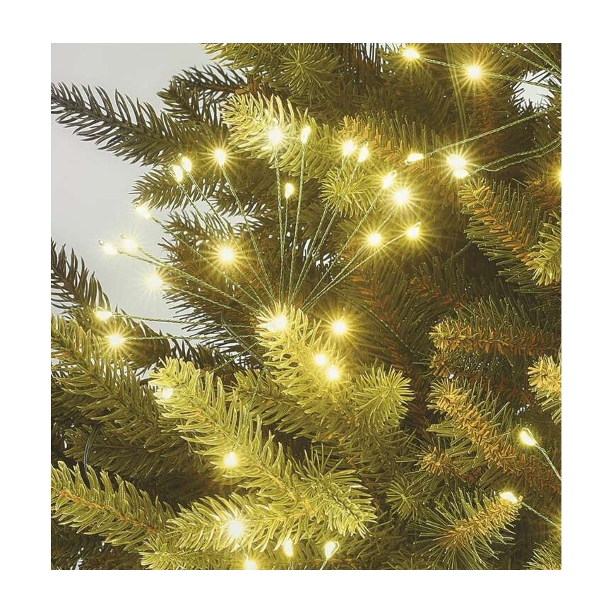 LED-Lichterkette 300 LEDs 5,2+3 m warmweiß