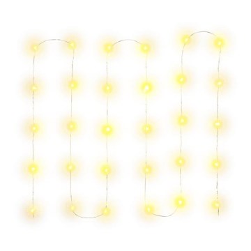 LED-Lichterkette 30xLED/3xAA 3,3m warmweiß