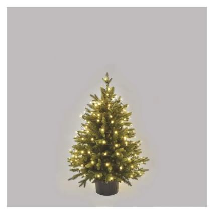 LED-Lichterkette 80 LEDs/230 V/8 Funktionen/13 m/IP44/warmweiß