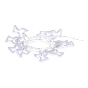 LED  Lichterkette CHAIN 10xLED/2xAA 1,85m warmweiß