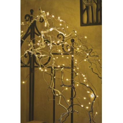 LED-Lichterkette für den Außenbereich, 100 LEDs, 15 m, IP44, warmweiß