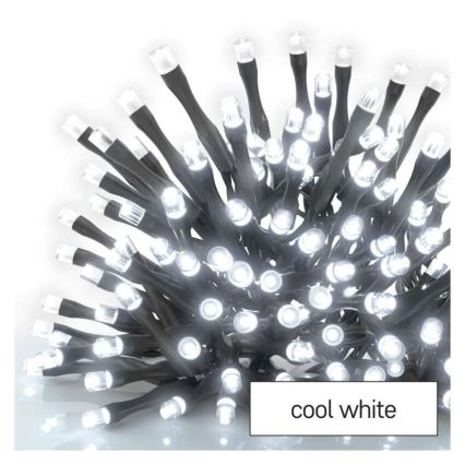 LED-Lichterkette für den Außenbereich 100xLED/2,5x0,9m IP44 kaltweiß