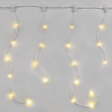 LED Lichterkette für den Außenbereich 100xLED/8 Funktionen 7,9x0,7m IP44 warmweiß