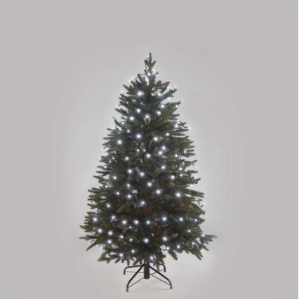 LED-Lichterkette für den Außenbereich – 120 LEDs, 17 m, IP44, kaltweiß