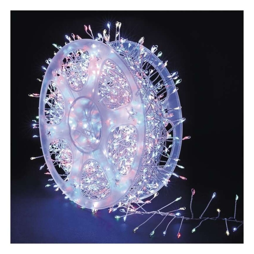 LED-Lichterkette für den Außenbereich 1440×LED/8 Funktionen 14,4 m IP44 mehrfarbig