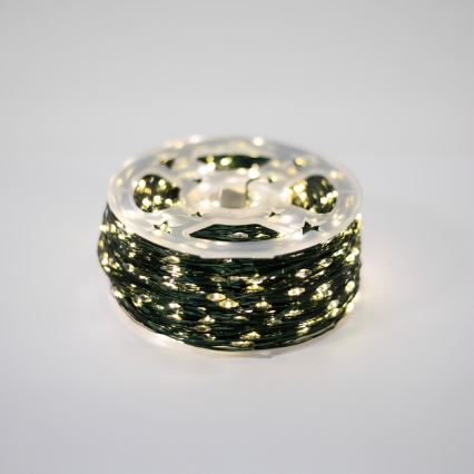 LED-Außen-Lichterkette 1500xLED/230V 8 Funktionen 153 m IP44 warmweiß + Fernbedienung