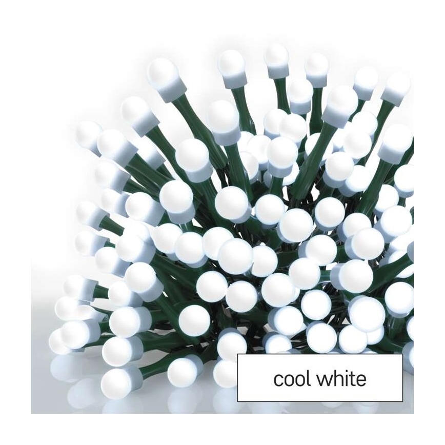 LED-Lichterkette für den Außenbereich 80 LEDs / 13 m IP44 kaltweiß