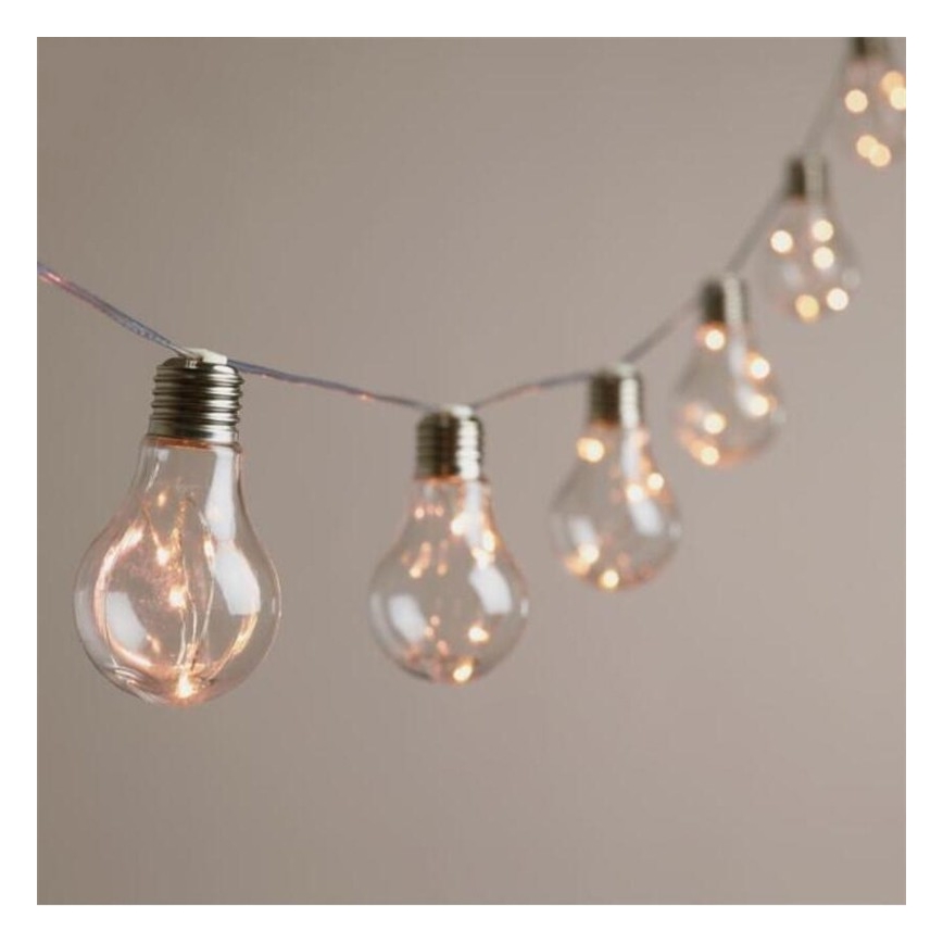 LED-Lichterkette SMOLDER 2,1 m 10xLED/2xAA