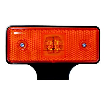 LED-Lichtreflektor SINGLE LED/0,2W/12-24V IP67 orange