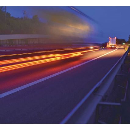 LED-Lichtreflektor SINGLE LED/0,2W/12-24V IP67 orange