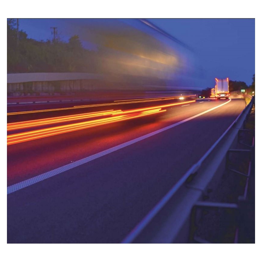 LED-Lichtreflektor SINGLE LED/0,2W/12-24V IP67 orange