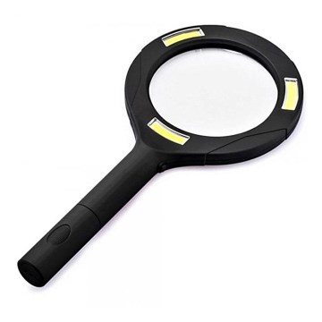 LED-Lupe 5×ZOOM mit Hintergrundbeleuchtung LED/3W/2xAA IP44