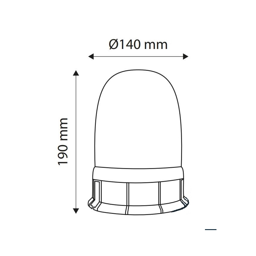 LED Magnetische Warnleuchte LIGHT LED H1/12-24V