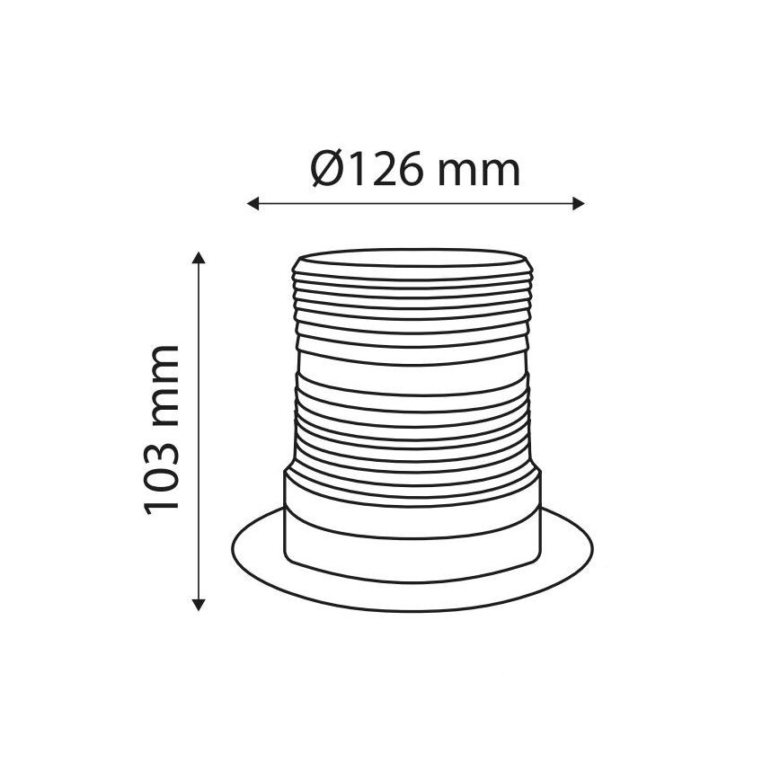 LED Magnetische Warnleuchte LIGHT LED SMD 5730/12-24V