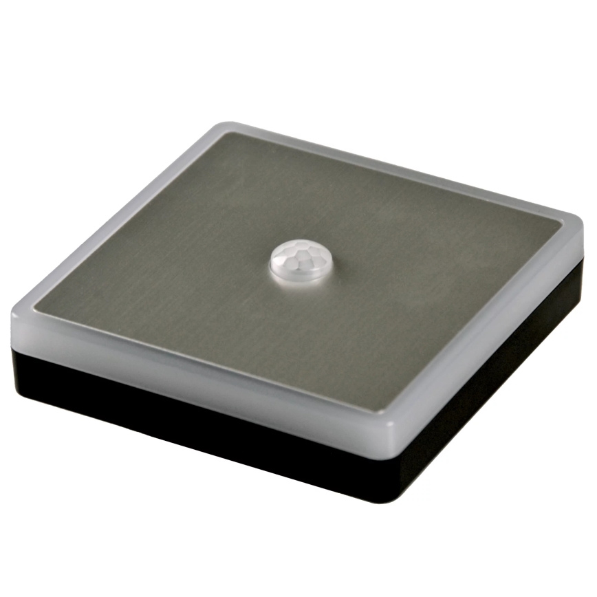 LED-Möbelbeleuchtung mit Sensor LED/1,5W/4,5V 3xAA matt Chrom