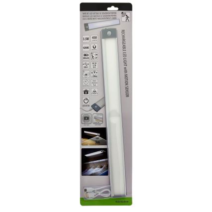 LED-Akku-Möbelbeleuchtung mit Sensor LED/3,5W/5V USB 800 mAh 4200K 46 cm