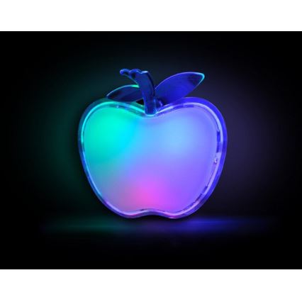 LED-Nacht-Steckleuchte APPLE LED/0,4W/230V