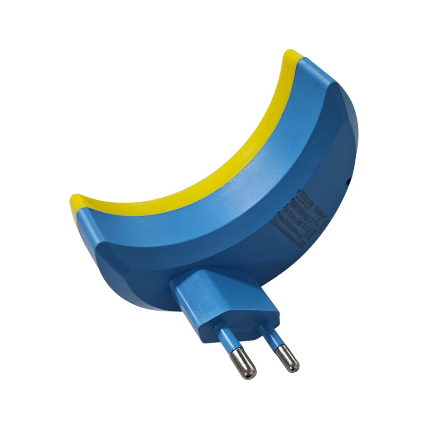 LED-Nachtleuchte für Kinder mit Dämmerungssensor LED/0,5W/230V Mond