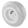 LED-Nachtlicht mit Sensor und Steckdose LED/0,3W/230V