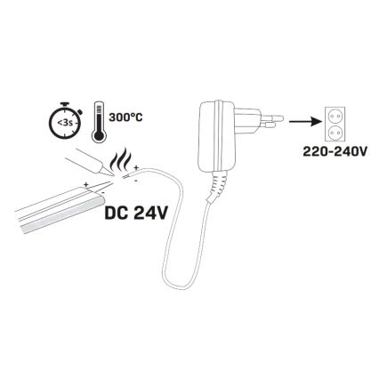 LED Neonband 5m LED/48W/24V 4000K IP65