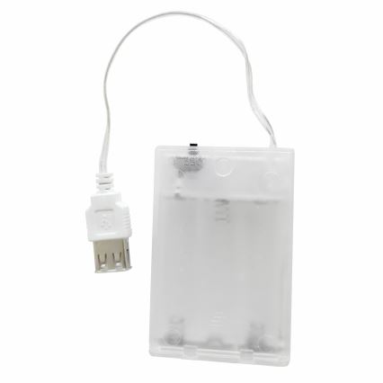 LED-Neon-Wanddekoration LOVE LED/3W/3xAA USB rot