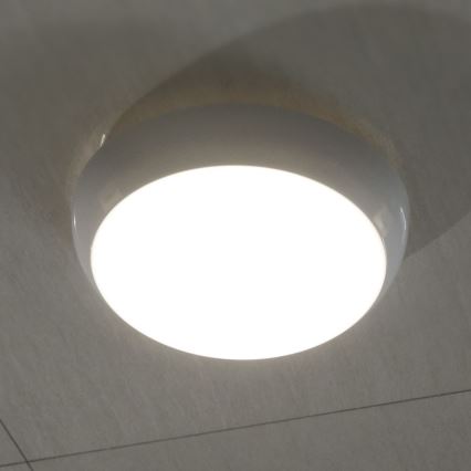LED Notfall-Deckenleuchte mit Sensor LED/8W/16W/20W/230V IP65 3000/4000/6500K d 32 cm