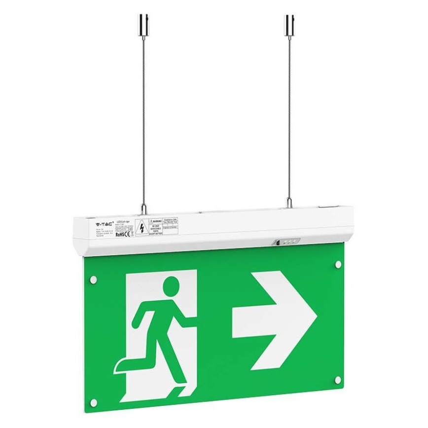 LED-Notleuchte EMERGENCY EXIT LED/2,5W/230V 4in1 6000K