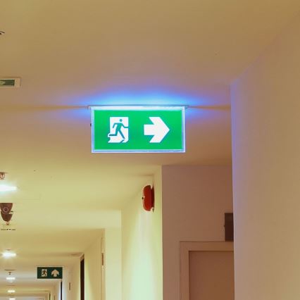 LED-Notleuchte EMERGENCY EXIT SAMSUNG CHIP LED/2W/230V 6000K