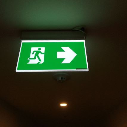 LED-Notleuchte EMERGENCY EXIT SAMSUNG CHIP LED/2W/230V 6000K