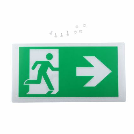 LED-Notleuchte EMERGENCY EXIT SAMSUNG CHIP LED/2W/230V 6000K