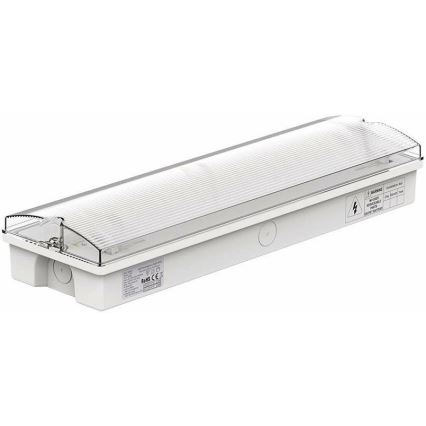 LED-Notleuchte mit regelmäßiger Funktionsprüfung EMERGENCY EXIT LED/3W/230V 6400K IP65