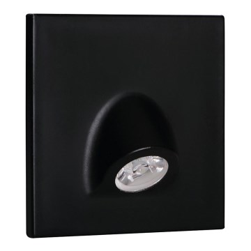 LED Orientierungsleuchte MEFIS LED/0,7W/12V 3000 K schwarz