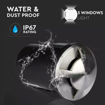 LED-Orientierungslicht für draußen  1xGU5,3/MR16/20W/12V IP67
