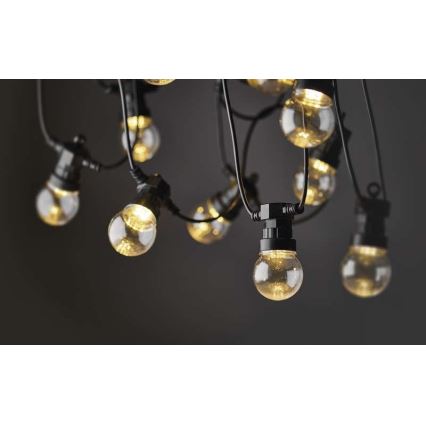 LED Outdoor-Dekokette 50xLED/10m IP44 klar