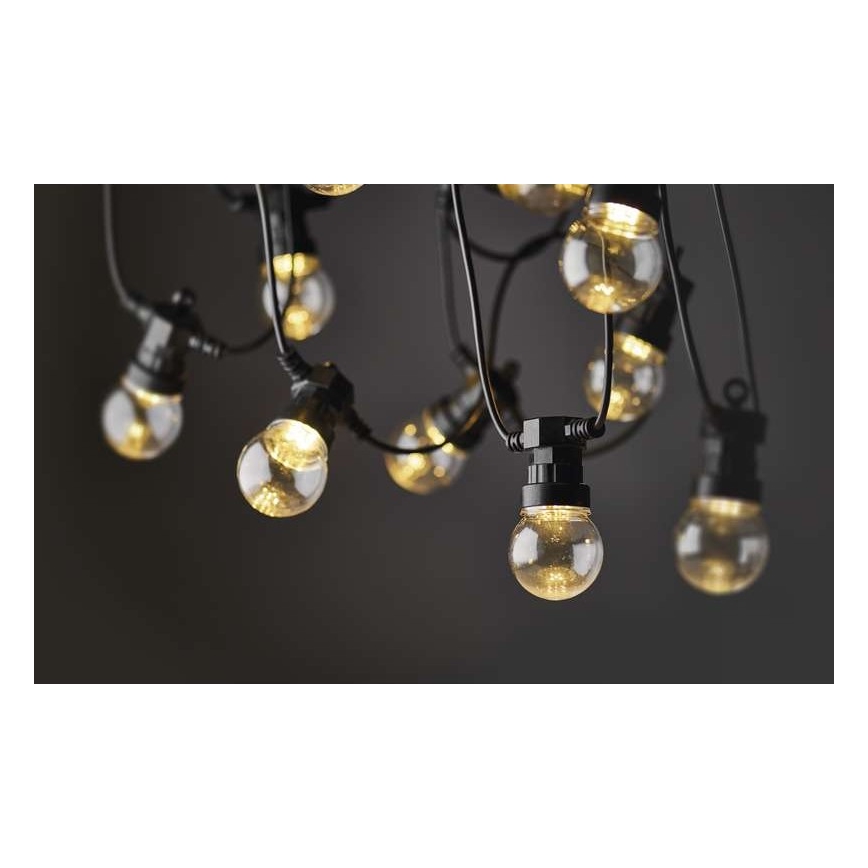 LED Outdoor-Dekokette 50xLED/10m IP44 klar