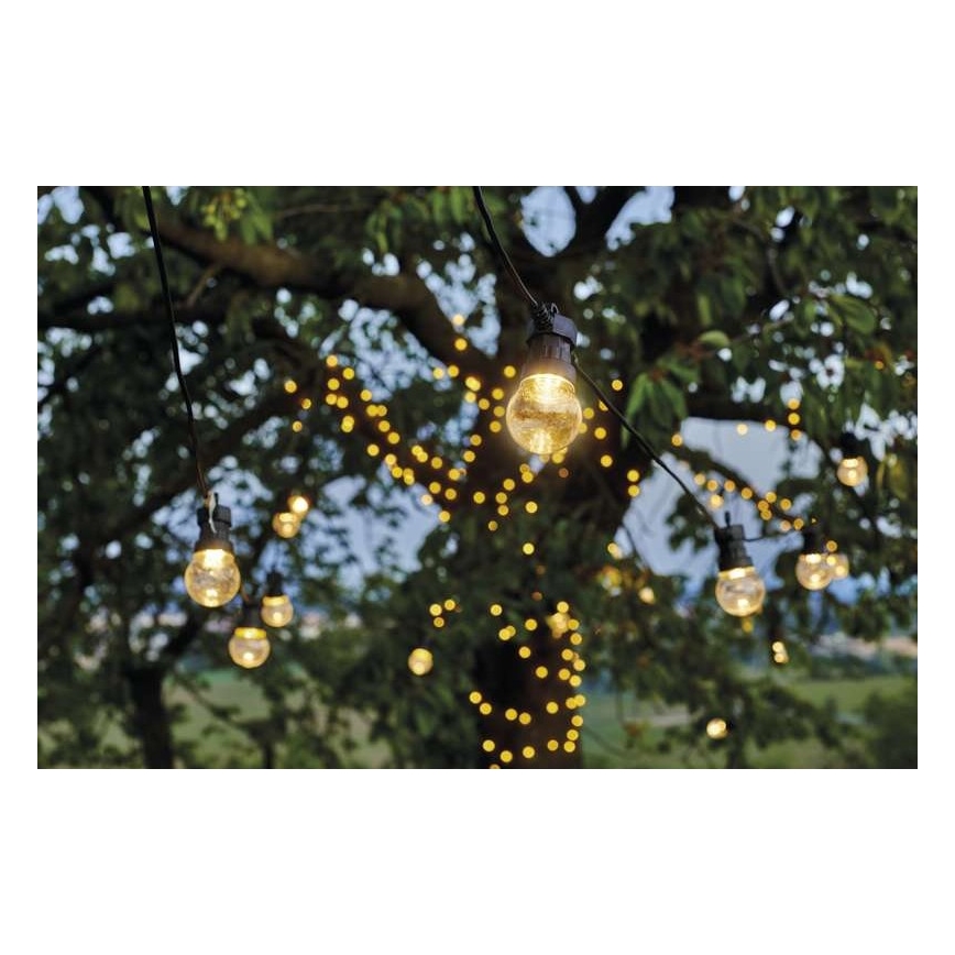 LED Outdoor-Dekokette 50xLED/10m IP44 klar