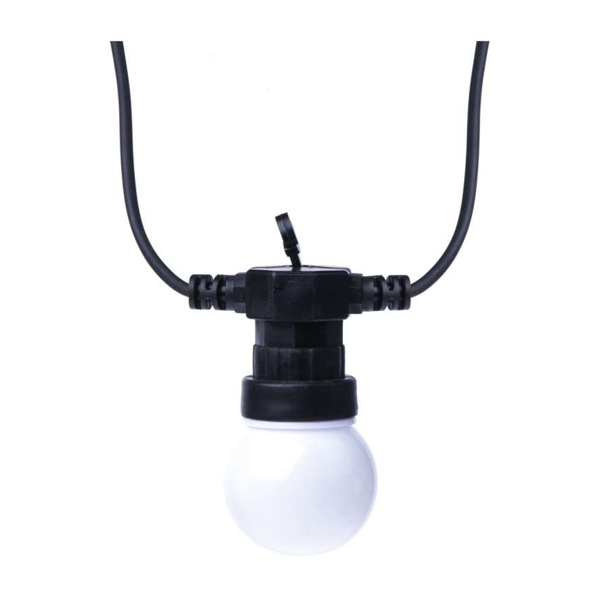 LED Outdoor-Dekokette 50xLED/10m IP44 weiß