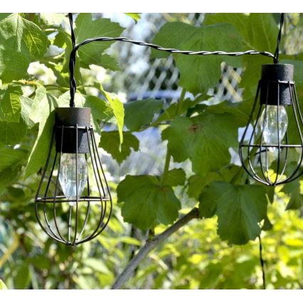 LED Outdoor-Solarlichterkette 10xLED/1,2V 300 mAh 3,8 m IP44
