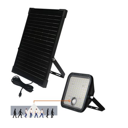 LED-Outdoor-Solarstrahler mit Sensor LED/30W/6,4V IP65 3000/4000K + Fernbedienung