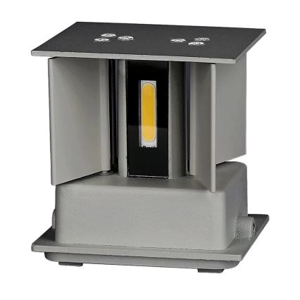 LED-Outdoor-Wandleuchte LED/11W/230V 3000K IP65 grau