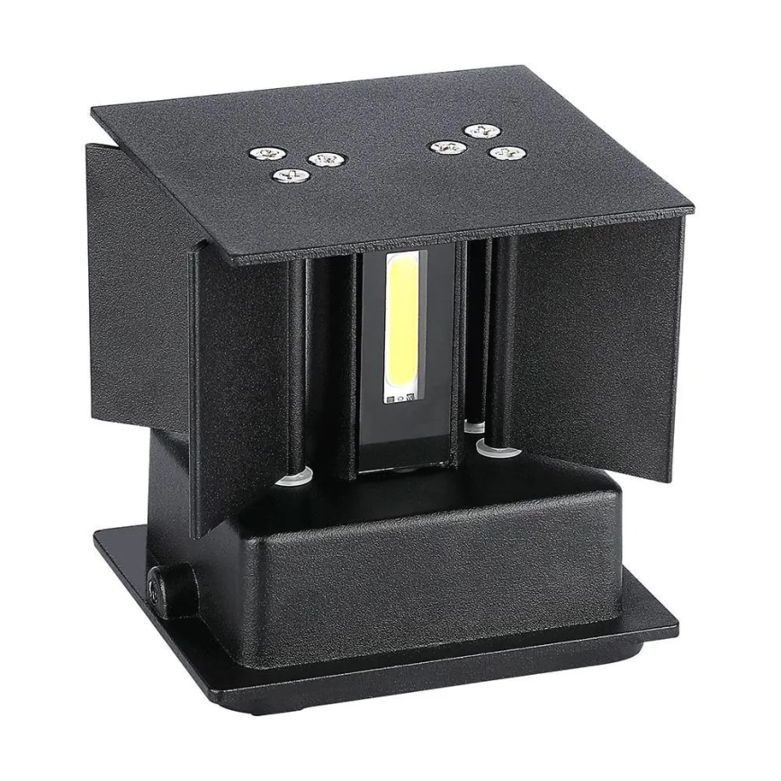 LED-Outdoor-Wandleuchte LED/11W/230V 3000K IP65 schwarz