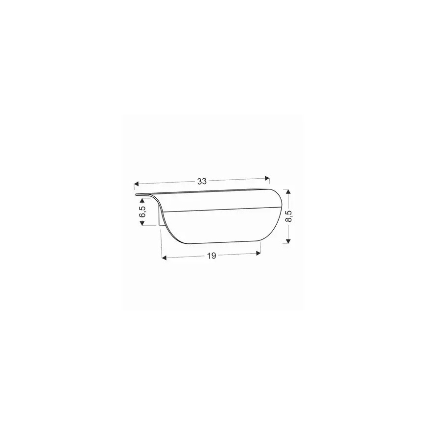 LED-Outdoor-Wandleuchte LED/12W/230V IP65 schwarz