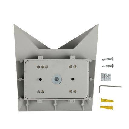 LED-Outdoor-Wandleuchte LED/5W/230V 4000K IP65 grau
